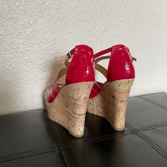 Forever 21 red wedges - Picture 2 of 11